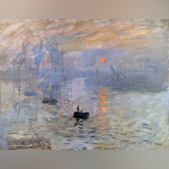 Claude Monet’s “Impression, Sunrise” in Mini Cross Stitch Art - Picture 5 of 5